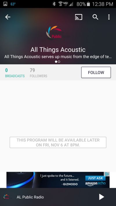 All Things Acoustic on TuneIn